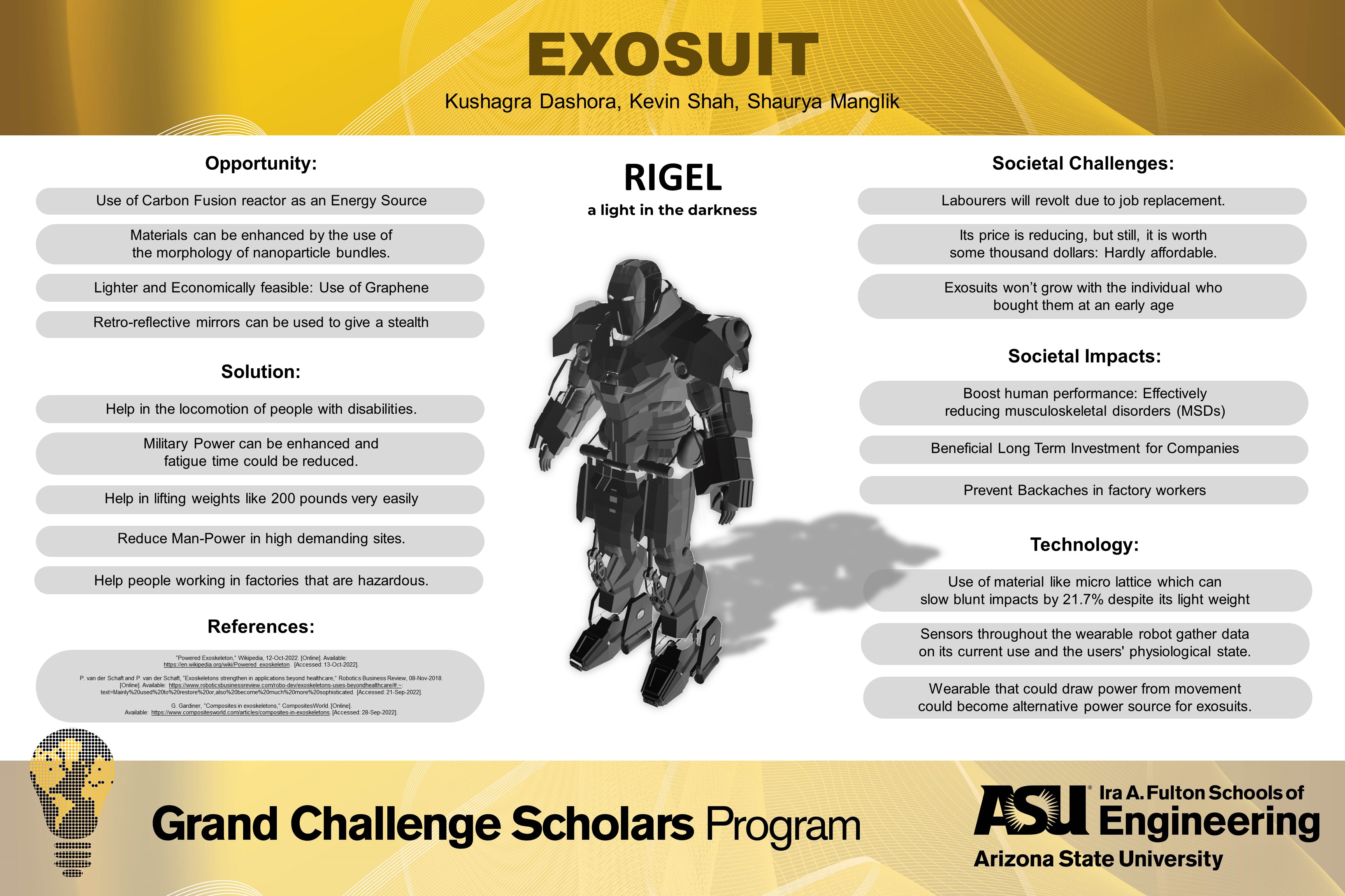 FSE 150 Exosuit Poster